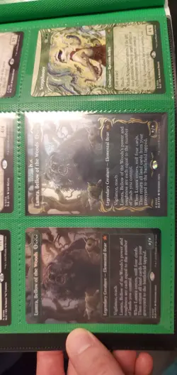 Lumra, Bellow of the Woods (Borderless) (Raised Foil) Bloomburrow Foil - Image 2