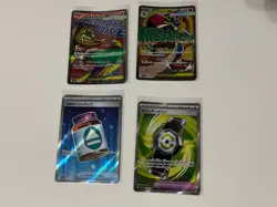 Pokemon SV2a 151 Japanese Mega Lucario ex Mega Garchomp ex 4 Card Lot - Image 1