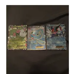Pokemon TCG EX Holo Lot Shaymin EX, Manaphy EX, Ash-Greninja EX 3 Cards - Image 1