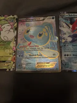 Pokemon TCG EX Holo Lot Shaymin EX, Manaphy EX, Ash-Greninja EX 3 Cards - Image 4