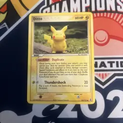 Ditto (Pikachu) 63/113 - EX Delta Species - Non Holo Pokemon TCG Card English - Image 1