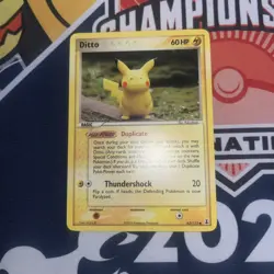 Ditto (Pikachu) 63/113 - EX Delta Species - Non Holo Pokemon TCG Card English - Image 2