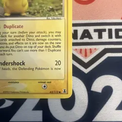 Ditto (Pikachu) 63/113 - EX Delta Species - Non Holo Pokemon TCG Card English - Image 5