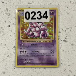 Pokemon Nidoking TCG Holo Rare Card 45/108 XY Evolutions NM - Image 3