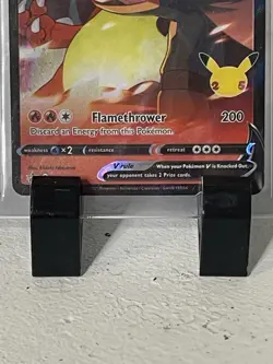 Pokemon Lance's Charizard V SWSH Promo Holo Basic 220 HP Card SWSH133 2021 - Image 3