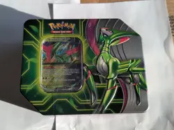 Pokemon TCG Paradox Clash Iron Leaves EX Sealed Tin New Trading Cards - Image 1