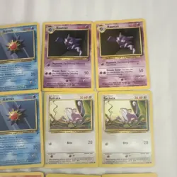 Pokemon TCG Fossil/Base Set 11-Card Lot 1999 Unlimited Haunter Starmie - Image 5