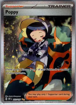 Poppy 227/197 SIR SV03: Obsidian Flames - Pokemon Card - NM - Image 1