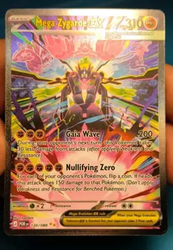 Mega Zygarde ex 120/088 SIR Perfect Order English Pokemon Card NM - Image 1