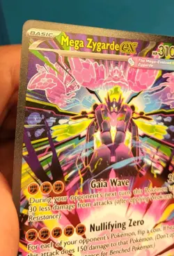 Mega Zygarde ex 120/088 SIR Perfect Order English Pokemon Card NM - Image 5