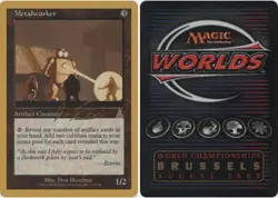 Metalworker - Jon Finkel - 2000 ~ Moderately Played World Championship N MTG Mag - Image 1