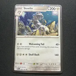 Steelix 093/132 SWIRL/HOLOBLEED Perfect Order Cosmos Promo Pokemon TCG MINT - Image 1