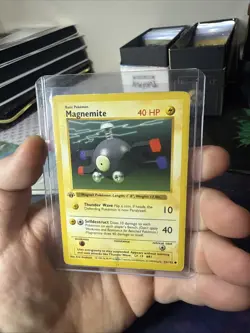 1999 Pokemon Base 1st Edition #53 Magnemite Pokemon Game CCG - Image 1