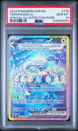 2024 Pokemon * TERAPAGOS EX * SIR 170/142 Stellar Crown * PSA 10 GEM MINT - Image 1