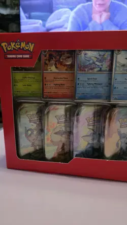 Pokemon TCG Prismatic Evolutions 8-Pack Mini Tins Set Costco Sealed - Brand New - Image 2