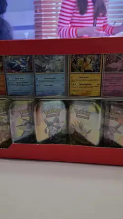 Pokemon TCG Prismatic Evolutions 8-Pack Mini Tins Set Costco Sealed - Brand New - Image 3