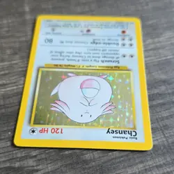 Pokemon Chansey Base Set Holo Rare Basic 3/102 120 HP English - Image 4