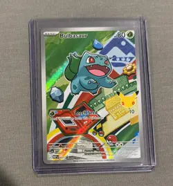 Pokemon Bulbasaur 037 Holo Promo MEP First Partner Illustration Kanto - Image 1
