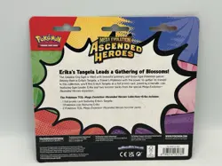 Pokemon Mega Evolution Ascended Heroes 2 Pack Blister Erikas Tangela SEALED - Image 2
