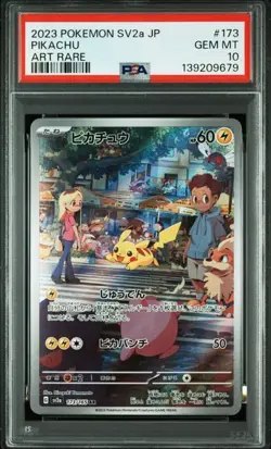 PSA 10 Pikachu 173/165 Sv2a: Pokemon Card 151 Holo (Japanese) AR - Image 1