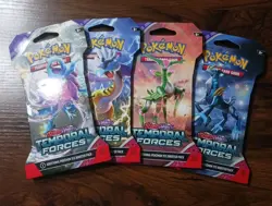 Temporal Forces Pokemon TCG Sleeved Booster Packs (Set Of 4) - Image 1