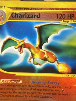 Pokemon TCG Charizard 040/165 Expedition Base Set Reverse Holo Rare Vintage DMG - Image 2