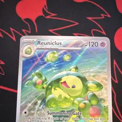 Pokemon Reuniclus 171/162 SV05: Temporal Forces Illustration Rare Full Art Holo - Image 2