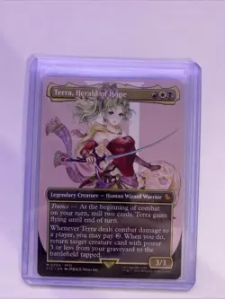 Terra, Herald of Hope (Borderless) Commander: Final Fantasy Regular, NM - Image 1