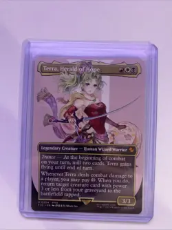 Terra, Herald of Hope (Borderless) Commander: Final Fantasy Regular, NM - Image 2