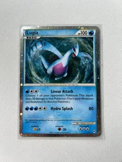 Pokemon TCG Lugia Holo SL7 Call of Legends 2011 Lightly Played Condition - Image 1