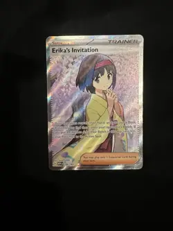 Erika's Invitation - Pokemon Scarlet & Violet 151 196/165 Full Art Ultra Rare - Image 1