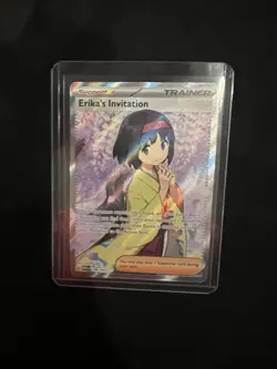 Erika's Invitation - Pokemon Scarlet & Violet 151 196/165 Full Art Ultra Rare - Image 2