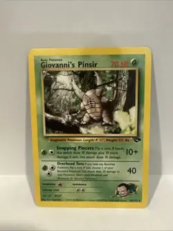Pokemon Gym Challenge – Giovanni's Pinsir 24/132 – Rare – - Image 1