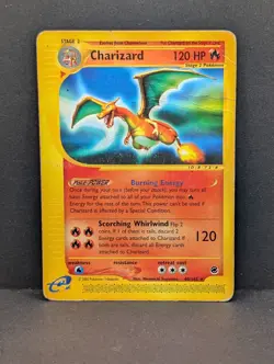 Charizard 040/165 Expedition Base Set Regular Rare Non-Holo Pokemon TCG dmg - Image 1