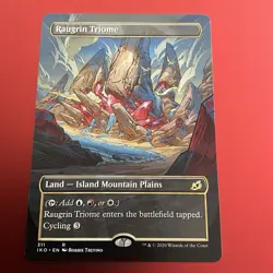 Raugrin Triome Borderless Showcase X1 Ikoria NM Condition - Image 1