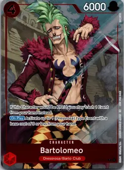 One Piece English - Bartolomeo - OP15-014 Dash Pack Promo - R - NM - Image 1