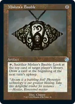 Mishra's Bauble NM #34 The Brothers' War: Retro Frame Artifacts - Image 1