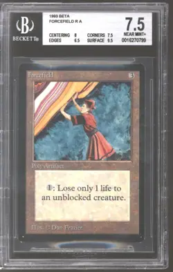 Magic MTG Beta Forcefield BGS 7.5 (8, 7.5, 6.5, 9.5) NEAR MINT NM - Image 1