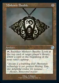 MISHRA'S BAUBLE RETRO FRAME ARTIFACT NEAR MINT! *THE BROTHERS' WAR* - Image 1