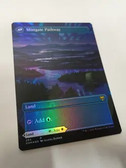 x1 Hengegate Pathway Mistgate KHM MTG 293 FOIL BORDERLESS RARE M/NM 1x - Image 1