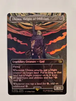 Ultima, Origin of Oblivion R0324 Foil (Borderless) Final Fantasy MTG NM - Image 1