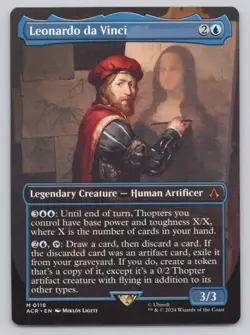 Leonardo da Vinci (Borderless) Normal M Universes Beyond: Assassin's Creed 118 N - Image 1