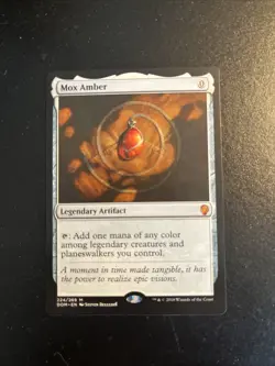 Magic the Gathering Mox Amber Dominaria Card Regular Near Mint Condition - Image 2