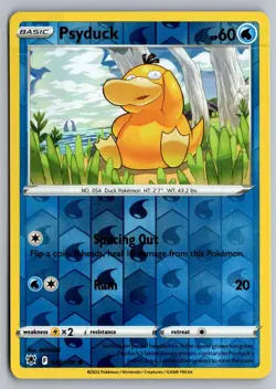 Psyduck 028/189 REVERSE HOLO Common Astral Radiance Pokemon Near Mint - Image 1