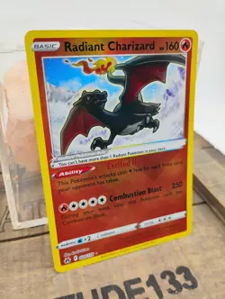 Pokemon TCG - Radiant Charizard 20/159 - Crown Zenith - Radiant Rare - NM - Image 3