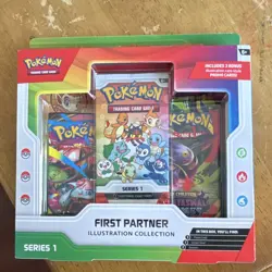 Pokemon First Partner Illustration Collection Series 1 Box Promo Sticker - Image 1