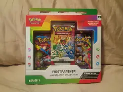 Pokemon TCG First Partner Illustration Collection Series 1 New Sealed - Image 1