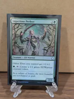 Magic the Gathering MTG Imperious Perfect FOIL #0719 - Image 1