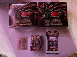 Pokemon TCG Lost Origin Sealed Lot 2ETBs Build&battle Sleeve Gengar 820650850714 - Image 1
