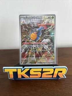 Pokemon TCG Karrablast 094/086 Illustration Rare Holo Sv: Black Bolt English NM - Image 1